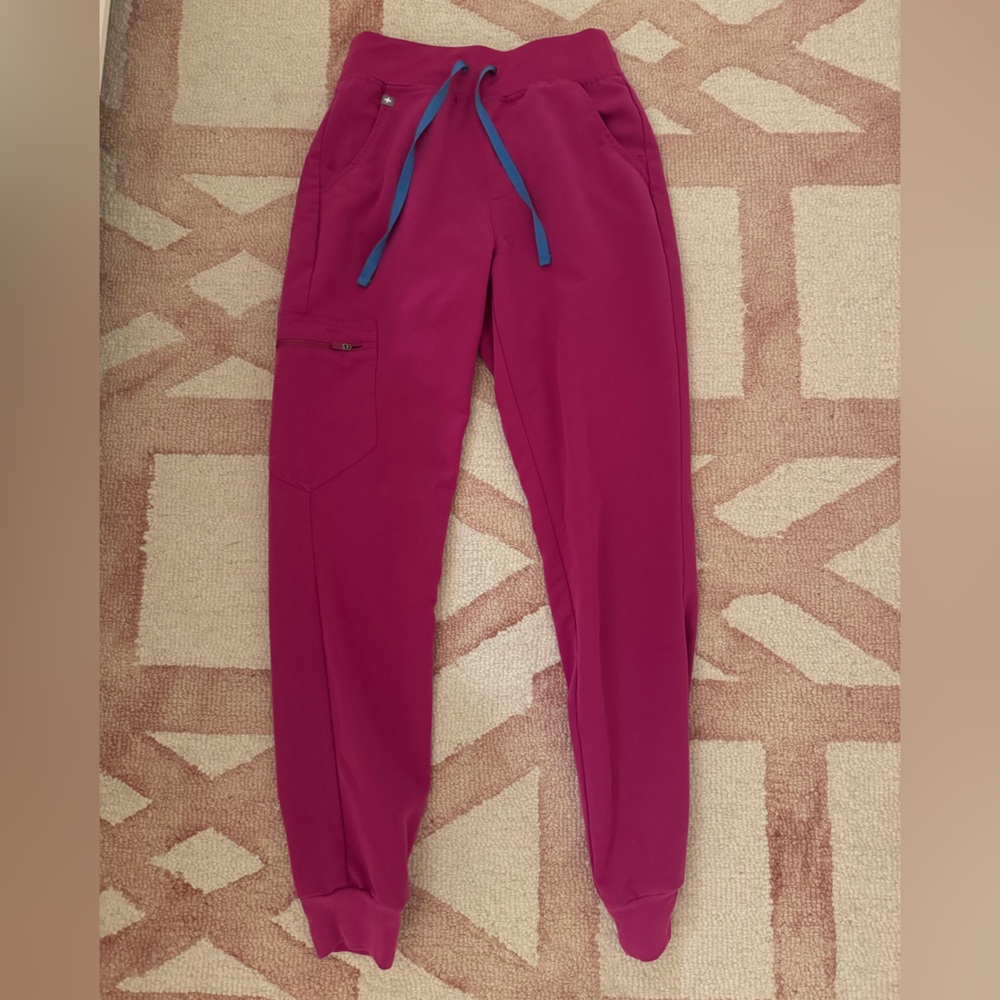 Figs Raspberry Sorbet Zamora Jogger Scrub Pants